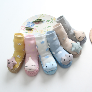 婴儿童地板袜纯棉学步鞋袜