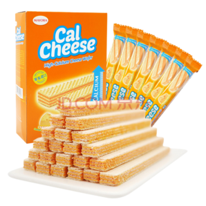钙芝奶酪味威化饼干 216g*2盒（9g*24条）