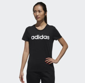 adidas NEO 阿迪达斯 DW7941 女士圆领运动T恤  
