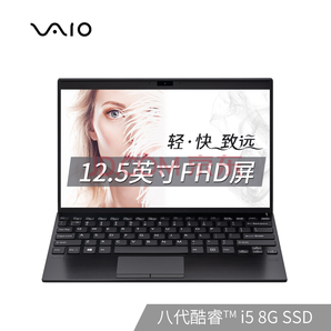 22点开始： VAIO SX12 12.5英寸笔记本电脑（i5-8265U、8GB、256GB、897g) 9658元包邮