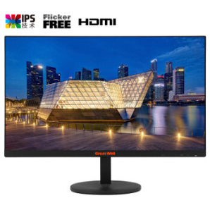 长城  23.8英寸 IPS技术屏 滤蓝光不闪屏 HDMI接口 电脑办公显示器 24AL75IH