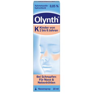 现货！OLYNTH 幼儿0.05%盐水鼻塞喷雾 2-6岁 10 ml