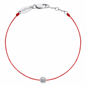 预订：RedLine Pure系列 0.10克拉白金包镶钻石手绳 16.5cm
