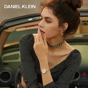 欧美小众品牌，Daniel Klein 女士花漾腕表 DK12036 赠贝母手链 多色329元包邮（双重优惠）