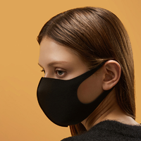新品发售、 蕉下 BANANAUNDER 黑色可清洗全脸防晒海绵口罩 5只 *2件