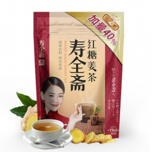 寿全斋 百年品牌 红糖姜茶84g  