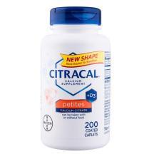 拜耳 Citracal 美信 钙维生素D3柠檬酸钙钙片 200片