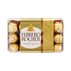 21日0点、双11预售： 意大利Ferrero费列罗 进口巧克力30粒 375g 64元包邮（定金10元，双11付尾款）