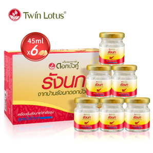 Twin Lotus 双莲 木糖醇型无糖即食燕窝 45ml*6瓶