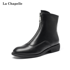La Chapelle 拉夏贝尔 女士前拉链马丁靴 169元包邮（需用券）