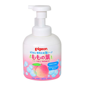 【包邮包税】贝亲(PIGEON)婴儿桃子水精华泡沫洗发沐浴二合一450ml