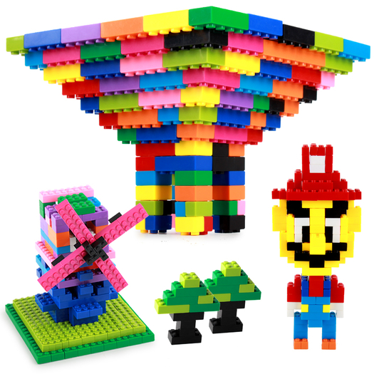 达拉塑料小颗粒积木400粒配收纳盒298元需用券