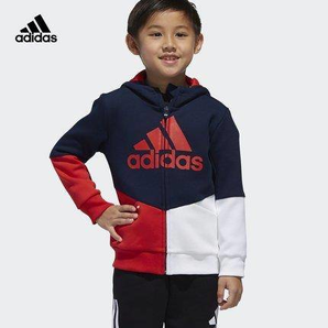 双12预告： adidas 阿迪达斯 小童针织夹克外套 129元包邮