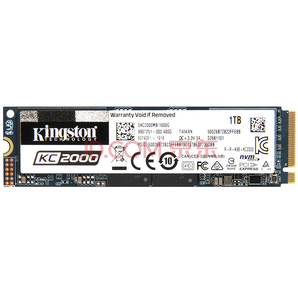 1日0点、新品发售： Kingston 金士顿 KC2000 1TB SSD固态硬盘 M.2接口（NVMe协议） 1199元包邮