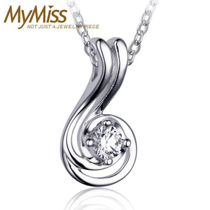 MyMiss 非常爱礼 925银镀铂金 音符项链 38元包邮（双重优惠）