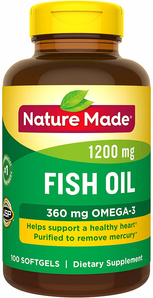 Nature Made 鱼油胶囊 1200 mg 100粒 新包装