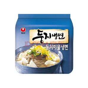 农心 韩式水冷面 荞麦面 161g*4袋 29.7元，可优惠至15元