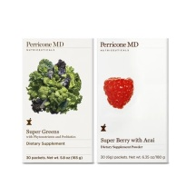  Perricone MD 裴礼康 超级浆果与巴西莓粉+超级绿蔬补剂 30天量