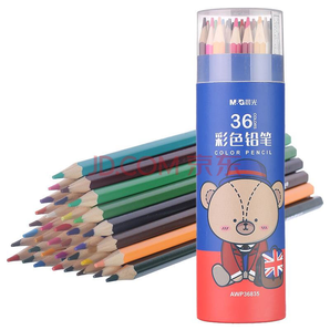M&G 晨光 AWP36835 小熊哈里系列 六角彩色铅笔 36色