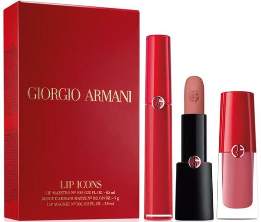 价值$114！Giorgio Armani 阿玛尼2019年新版唇膏3件套