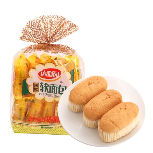达利园软面包200g早餐糕点手撕法式小面包整箱好吃的休闲零食蛋糕