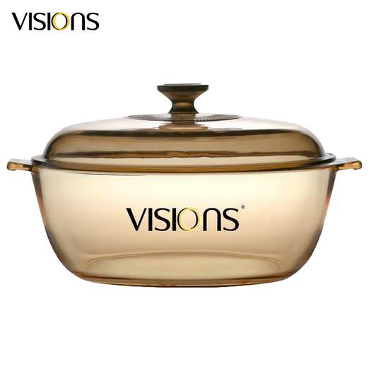 visions 康宁 vs-4l-hd 晶彩透明汤锅 (4l)