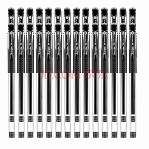 GuangBo 广博 ZX9009F 黑色中性笔 80支 送白板磁扣一盒 *5件 122.25元（合24.45元/件）
