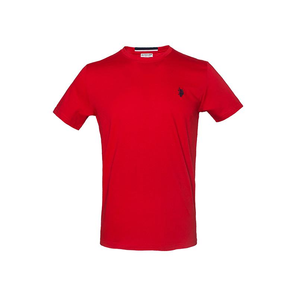 黑卡会员！U.S. POLO ASSN. 美国马球协会 男款短袖T恤 红色