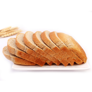 俄罗斯风味大列巴黑麦荞麦无蔗糖全麦面包饱腹代餐吐司4个*500克 