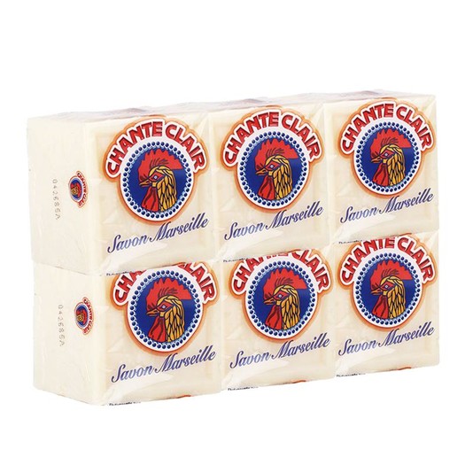 chante clair 大公鸡管家 马赛洗衣皂 300克*6件 59元