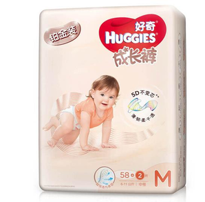 HUGGIES 好奇 铂金装 婴儿成长裤 M60片+ 凑单品