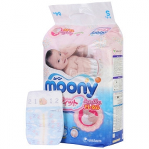 Moony 尤妮佳 婴儿纸尿裤 S84 *6件 +凑单品 259.06元包邮（合43.18元/件） 