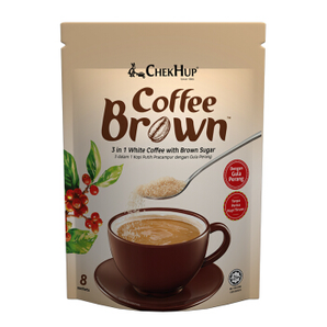 马来西亚进口 泽合怡保三合一红糖咖啡袋装200g（25g*8包）速溶咖啡 冲调饮品 