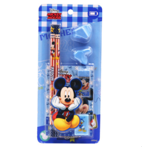 Disney 迪士尼 DM0043 文具套装 蓝/粉色 4.8元包邮（需用券）