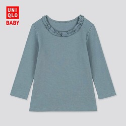 婴儿/幼儿 圆领T恤(长袖) 420034 优衣库UNIQLO 19元