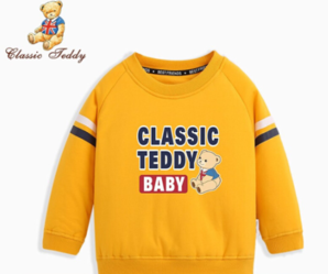 CLASSIC TEDDY精典泰迪 儿童加厚夹棉卫衣 *2件 79元（需用券，合39.5元/件）