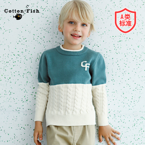Cotton Fish 棉鱼 2019年新款男童针织毛衣 29元包邮（需用券）