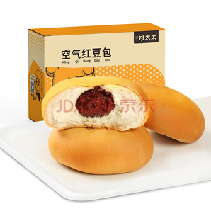 姚太太 空气红豆餐包面包 1000g