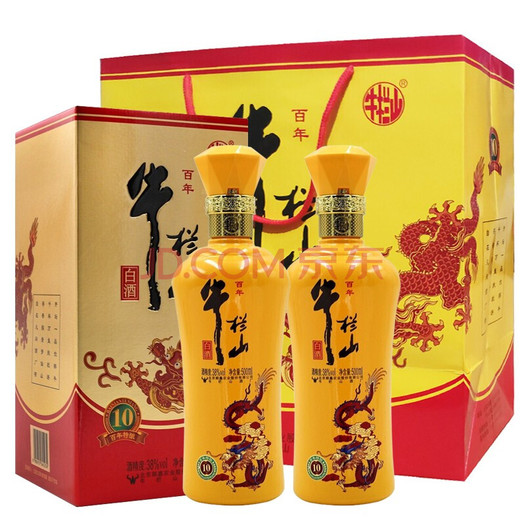 百年牛栏山北京二锅头白酒小黄龙特酿浓香型白酒牛栏山二锅头38度500