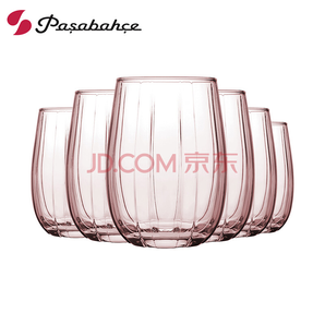 PLUS会员： Pasabahce 帕莎帕琦 彩色玻璃杯 380ml*6只 *3件 +凑单品 49.1元（合16.37元/件）
