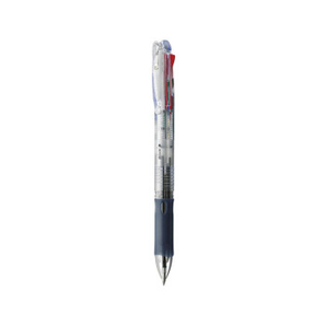 ZEBRA 斑马 B4A5 四色圆珠笔 (0.7mm、透明色) *5件