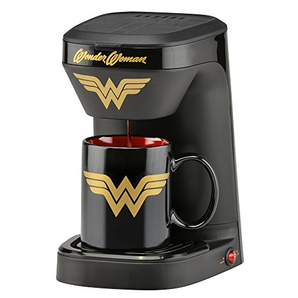 史低价：DC Wonder Woman 1杯量咖啡机 带马克杯