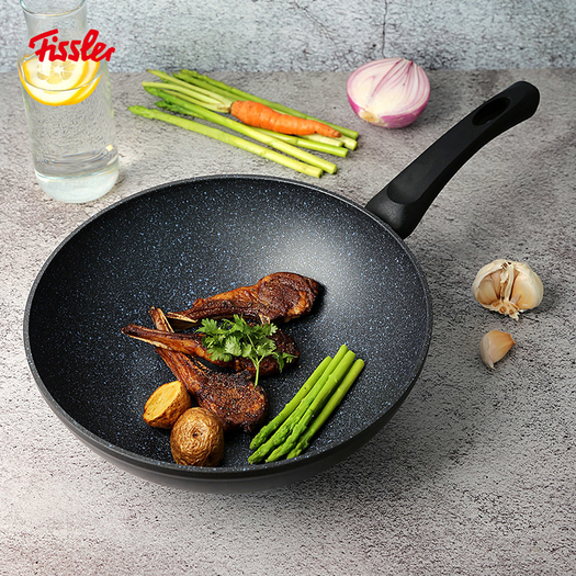 fissler菲仕乐星尘系列tz00001016单柄深型不粘锅28cm499元包邮需领券