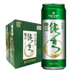 珠江啤酒 9度珠江纯生啤酒500ml*12听