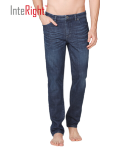 InteRight 男士轻商务休闲牛仔裤 *2件 90.6元（合45.3元/件）