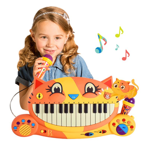 【嗯哼同款】B.Toys比乐 大嘴猫钢琴 儿童启蒙益智 音乐电子琴 2岁+