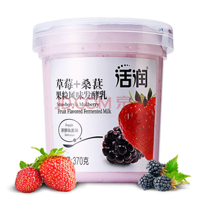 新希望 活润大果粒 草莓+桑葚 370g*3 风味发酵乳酸奶酸牛奶