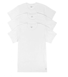 爆料有奖！Calvin Klein 卡尔文·克莱恩 男式 棉质经典短袖圆领T恤 3件装  到手￥147.71