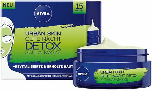 nivea 妮维雅 urban skin 晚安清颜面膜, 3件装 (3 x 50毫升) prime到