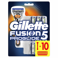Gillette 吉列 Fusion Proglide 锋隐致顺 FlexBall 手动剃须刀套装（1剃刀+10刀头） 含税到手约208元